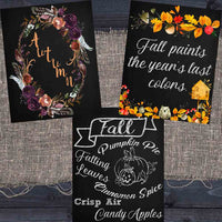Bundle of Holiday & Seasonal Chalkboard Printables