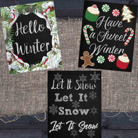 Bundle of Holiday & Seasonal Chalkboard Printables