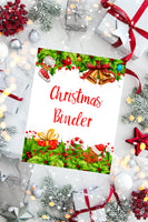 Printable Christmas Binder. 160 pages of fabulous Christmas content, including 2 planners, games (maze, treasure hunt, scavenger hunt, bingo, and more), decor, food & drink decorations, recipes, & more.