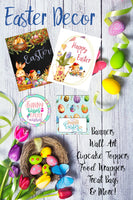 Easter Binder. 140+ pages of fabulous Easter content, including planner, games (maze, treasure hunt, scavenger hunt, bingo, and more), decor, food & drink decorations, and more.
