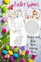 Easter Binder. 140+ pages of fabulous Easter content, including planner, games (maze, treasure hunt, scavenger hunt, bingo, and more), decor, food & drink decorations, and more.