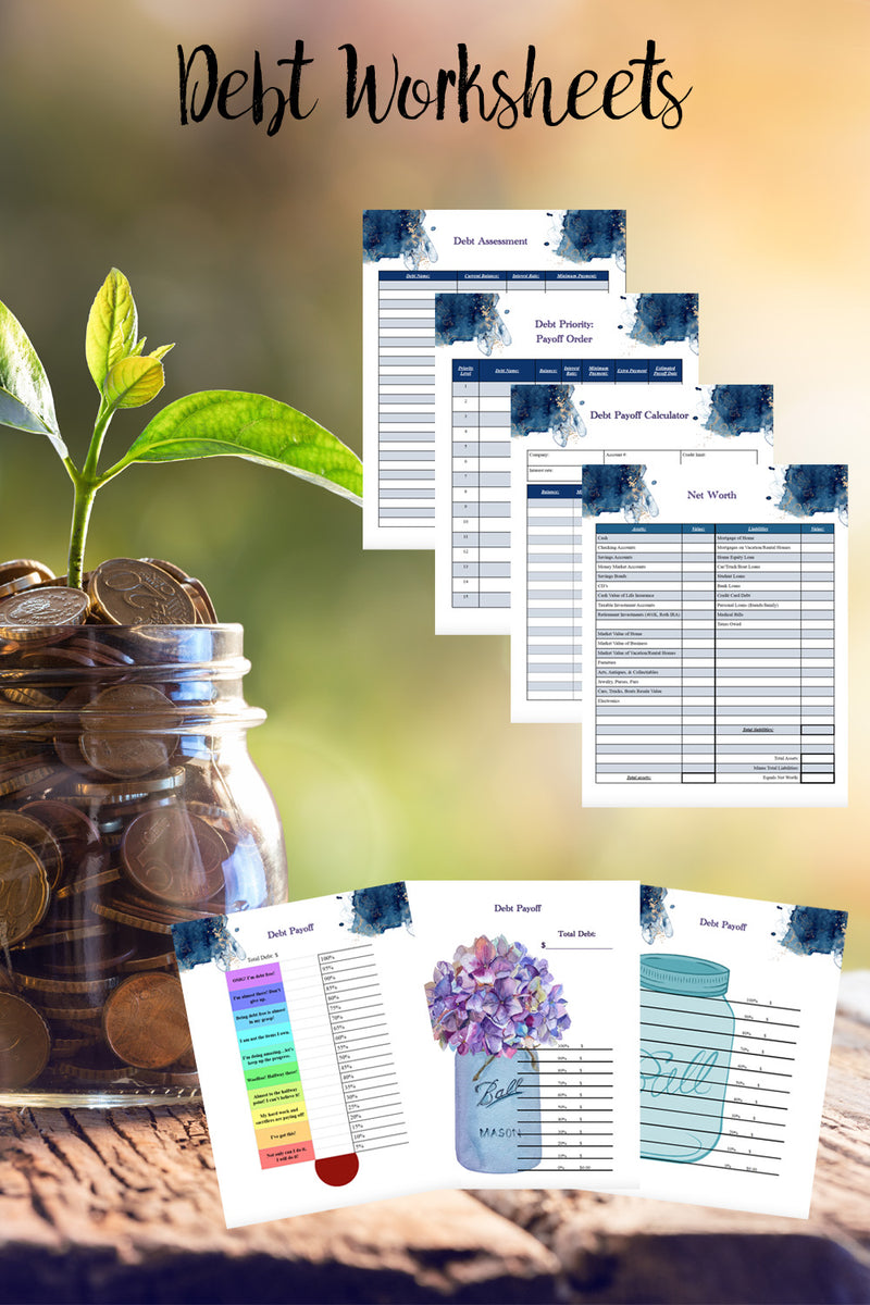 Debt Printables| TheHousewifeModern
