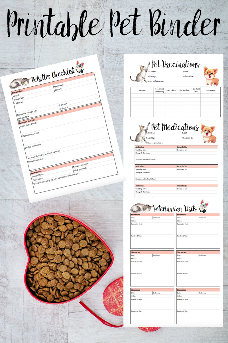 Free instrucment pet binder printables free-instrucment-pet-binder-printables