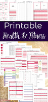 Health & Fitness Binder. 150+ pages to help you lose weight and get healthy. Along with the traditional content (food journals, exercise trackers, exercise journals, weight loss trackers, & more), it focuses on mindset. Finally change the one thing you need to lose weight…for good.