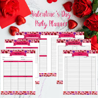 Valentine's Day Binder. 140+ pages of fabulous Valentine's content, including planner, games (maze, treasure hunt, scavenger hunt, bingo, and over 10 more), cards, decor, and more.