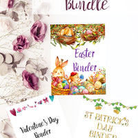 Holiday Binder Bundle: V-Day, St. Pat's, & Easter