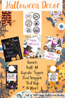 
              Printable Halloween Binder. 150+ pages of fabulous Halloween content, including planning, party planner, games (maze, treasure hunt, scavenger hunt, word search, crossword bingo, & more), decor, food & drink decorations, recipes, & more.  
            