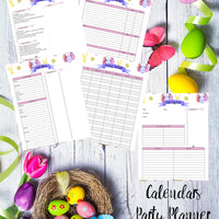 Easter Binder. 140+ pages of fabulous Easter content, including planner, games (maze, treasure hunt, scavenger hunt, bingo, and more), decor, food & drink decorations, and more.  