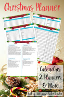 
              Printable Christmas Binder. 160 pages of fabulous Christmas content, including 2 planners, games (maze, treasure hunt, scavenger hunt, bingo, and more), decor, food & drink decorations, recipes, & more.  
            