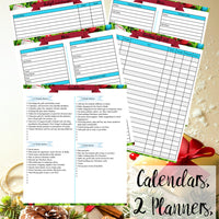 Printable Christmas Binder. 160 pages of fabulous Christmas content, including 2 planners, games (maze, treasure hunt, scavenger hunt, bingo, and more), decor, food & drink decorations, recipes, & more.  