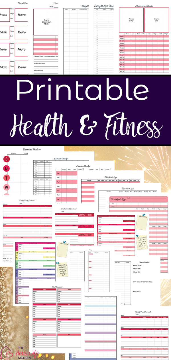Health & Fitness Binder| TheHousewifeModern health-fitness-binder-thehousewifemodern